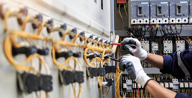 Professional Electrician technician working in Woodbine, GA
